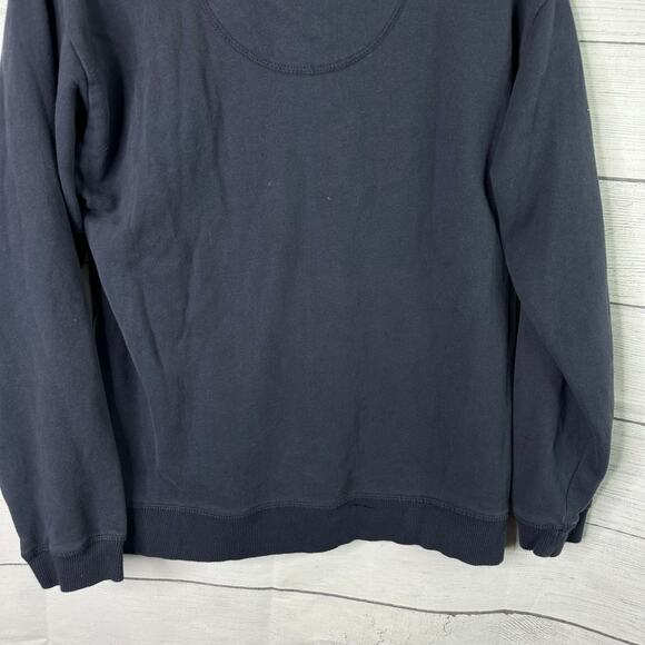FatFace Womens size 6 Kindness Crewneck Sweatshirt Jumper Navy Blue Embroidered - Picture 7 of 10